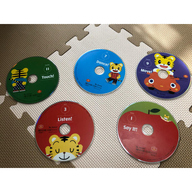 しまじろう英語DVD5枚セット(*´꒳`*) エンタメ/ホビーのDVD/ブルーレイ(キッズ/ファミリー)の商品写真