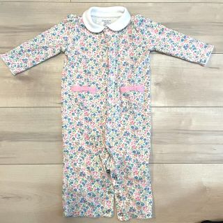 ラルフローレン(Ralph Lauren)のラルフローレン カバーオール 70サイズ 花柄 総柄 ロンパース(カバーオール)