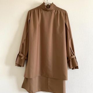 アドーア(ADORE)の【classy117様専用】ADORE マットポプリンブラウス キャメル(シャツ/ブラウス(長袖/七分))