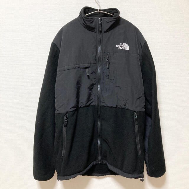 THE NORTH FACE(ザノースフェイス)の★美品★ the north face フリース  ナイロンジャケット　L 黒 メンズのジャケット/アウター(ナイロンジャケット)の商品写真