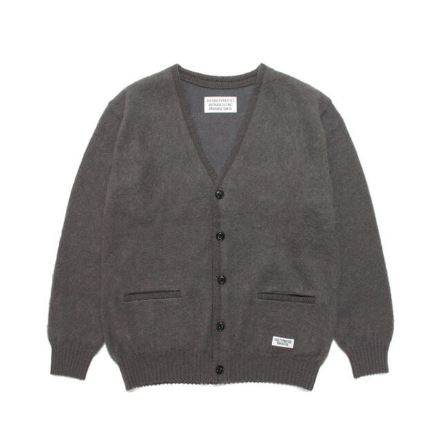 カーディガンMサイズ wacko maria MOHAIR KNIT CARDIGAN 無地