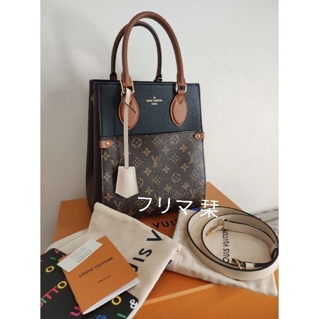 LOUIS VUITTON(ルイヴィトン)のくま子さま専用 美品 本物 ルイヴィトン フォールドトート MM バッグ レディースのバッグ(ショルダーバッグ)の商品写真