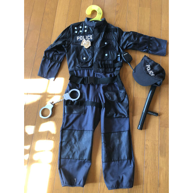 ハロウィン　ポリス服　キッズ用　 キッズ/ベビー/マタニティのキッズ服男の子用(90cm~)(その他)の商品写真