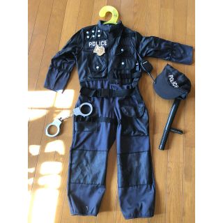 ハロウィン　ポリス服　キッズ用　(その他)