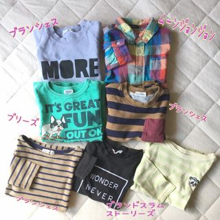 ブランシェス(Branshes)の子ども服　長袖シャツ　トレーナー　ロンT まとめ売り7点　110センチ(その他)