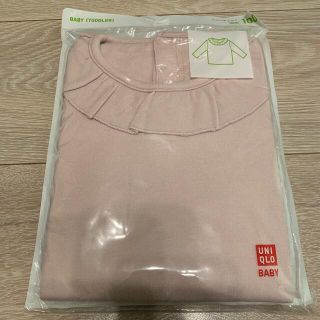 ユニクロ(UNIQLO)の新品　ユニクロ　100  クルーネックT ピンク(Tシャツ/カットソー)