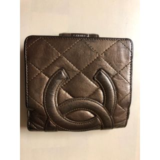 シャネル(CHANEL)のシャネル 財布 カンボンライン 二つ折り財布(財布)