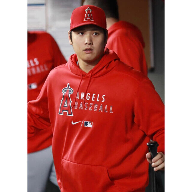大谷翔平 エンゼルス オーセンティックパーカー ナイキXL