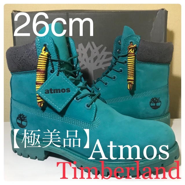 Timberland極美品 第3弾】26cm ティンバーランド × Atmos 人気新品