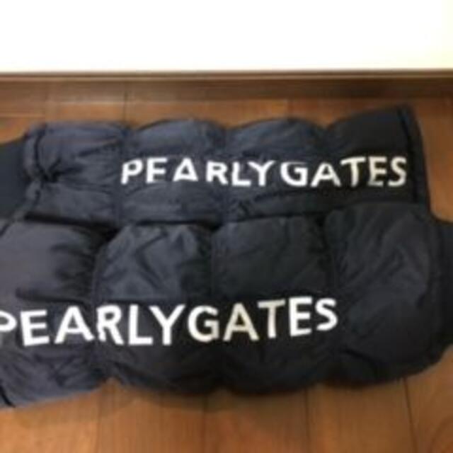 PEARLY GATES(パーリーゲイツ)のタフタ×フリースレッグウォーマー レディースのレッグウェア(レッグウォーマー)の商品写真