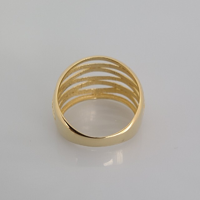 お気に入りの 【新品】k18 18金 イタリア製 リング - リング(指輪)
