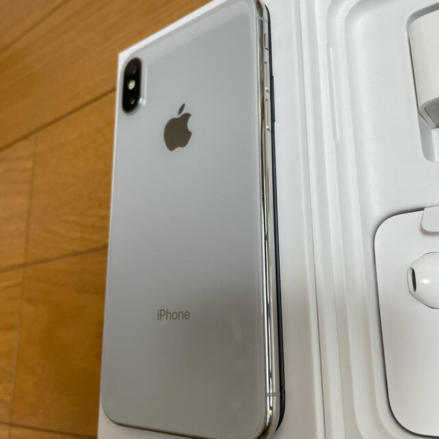 iPhone X  10 Silver 64GB アイフォン　美品