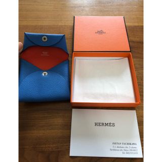 エルメス(Hermes)の最終お値下げHERMESエルメスバスティアツートンカラーコインケース小銭入れ(コインケース)