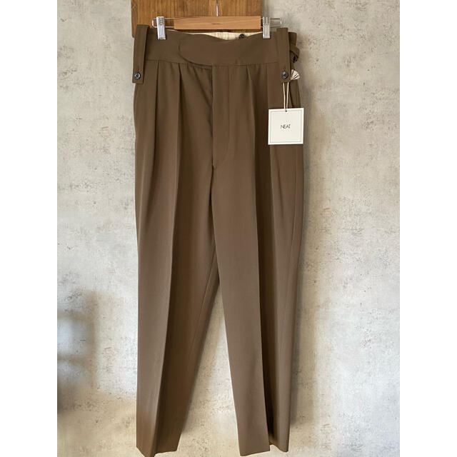 ニート　Wool High Density Gabardine BELTLESS メンズのパンツ(スラックス)の商品写真