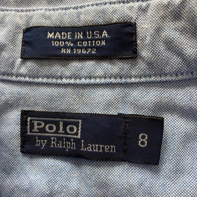 POLO RALPH LAUREN(ポロラルフローレン)のPOLO  familiar  男児　シャツ　長袖130 2枚 キッズ/ベビー/マタニティのキッズ服男の子用(90cm~)(ドレス/フォーマル)の商品写真