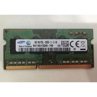 Samsung メモリ4GB(PCパーツ)