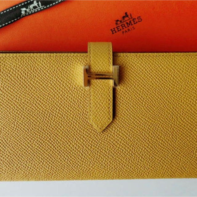 Hermes - 専用 ジョーヌアンブル ゴールド金具 ベアンスフレ エルメス