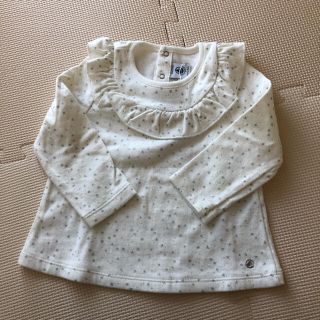 プチバトー(PETIT BATEAU)のプチバトー＊星柄カットソー(シャツ/カットソー)