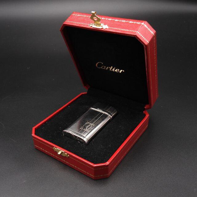 ケース付きランク【着火確認済み】Cartier カルティエ ライター ゴドロン CA120157