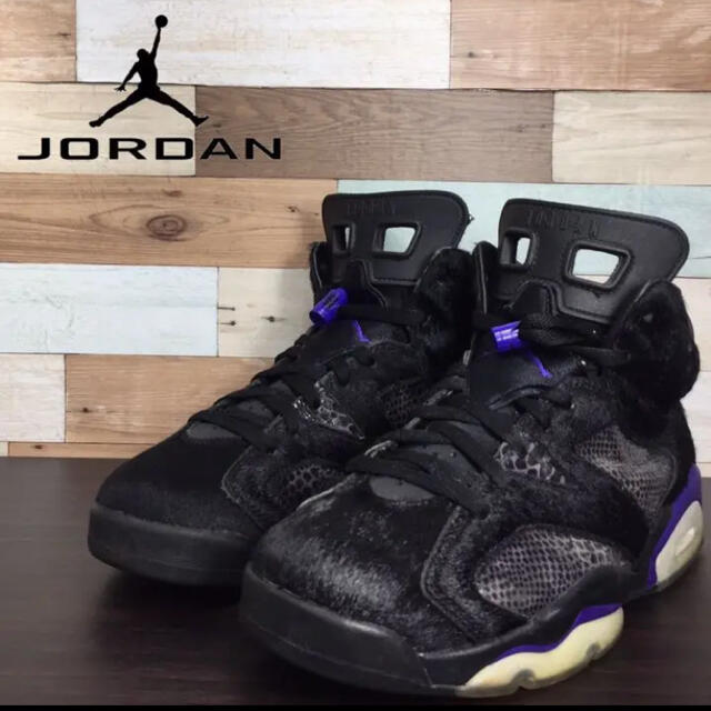 NIKE AIR JORDAN 6 RETRO COW FUR 26cm