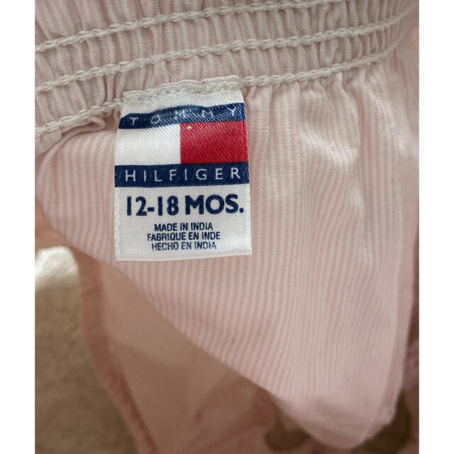 TOMMY HILFIGER(トミーヒルフィガー)の12-18m トミーヒルフィガー　パンツ付きスカート　女の子　キッズ　ベビー キッズ/ベビー/マタニティのベビー服(~85cm)(スカート)の商品写真