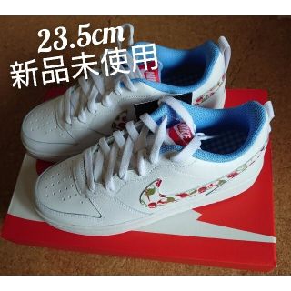 ナイキ(NIKE)のNIKE COURT BOROUGH LOW 2　ナイキ　チェリー　23.5(スニーカー)