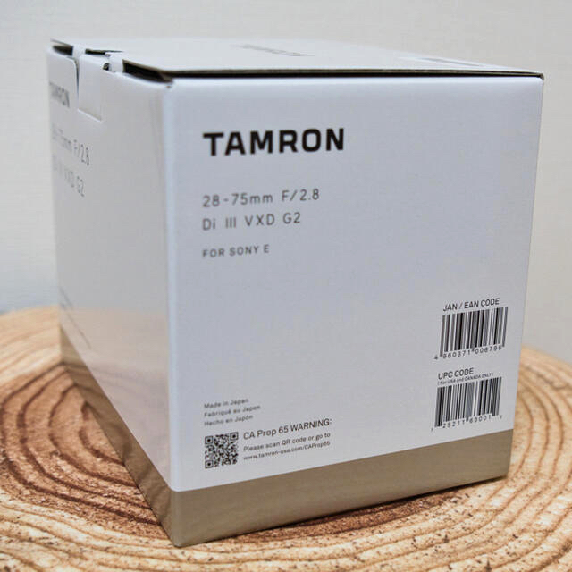 TAMRON(タムロン)の新型TAMRON 28-75 F/2.8 Di III VXD G2 スマホ/家電/カメラのカメラ(レンズ(ズーム))の商品写真