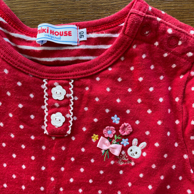 mikihouse(ミキハウス)の【専用】mikihouse 長袖トップス キッズ/ベビー/マタニティのキッズ服女の子用(90cm~)(Tシャツ/カットソー)の商品写真