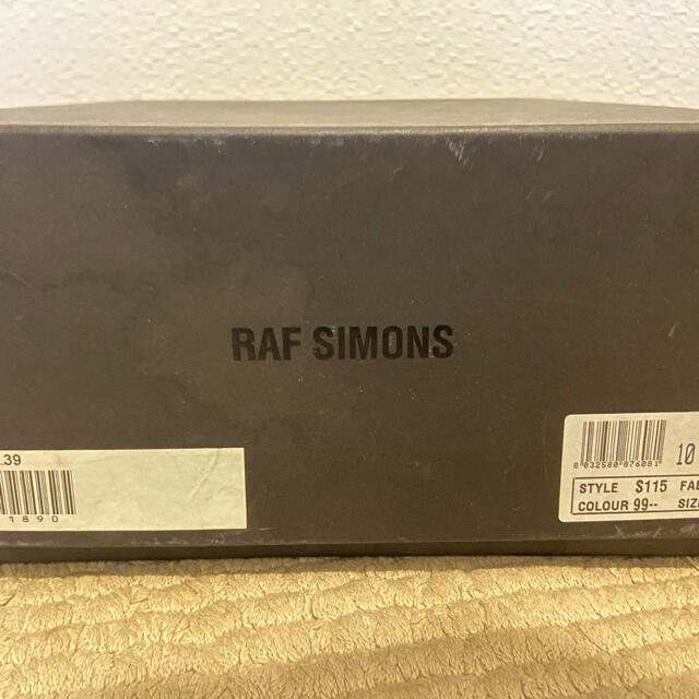 OFF-WHITE レザーブーツの通販 by iii's shop｜オフホワイトならラクマ - RAF SIMONS 最新作低価