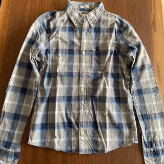 アバクロンビーアンドフィッチ(Abercrombie&Fitch)のアバクロンビー　長袖シャツ　キッズ　L(150前後)(ブラウス)