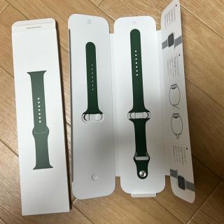 アップル(Apple)のApple Watch 44mm45mm 正規品スポーツバンド　クローバー(ラバーベルト)