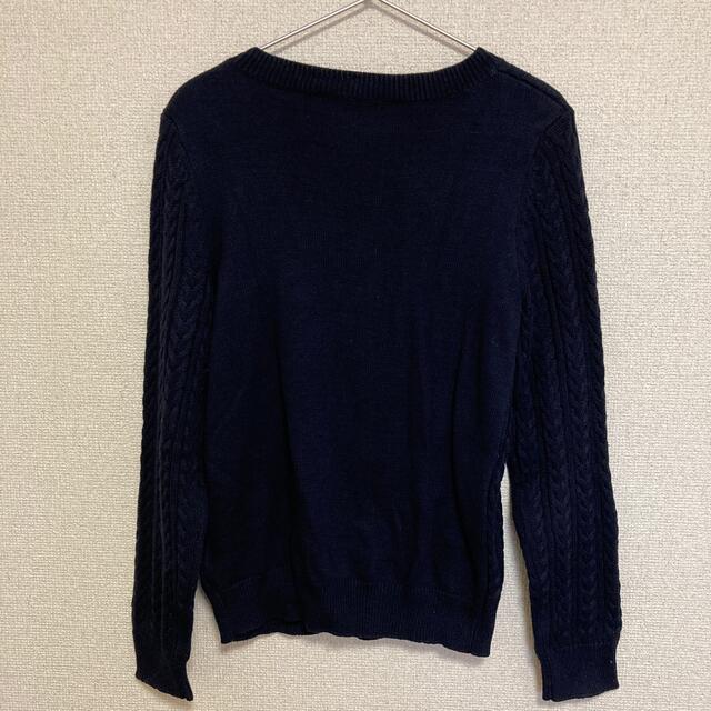 H&M - H&M/ニットセーター/ネイビー/Mの通販 by sachiemama|エイチ