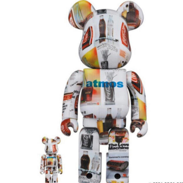 MEDICOM TOY(メディコムトイ)のMEDICOM TOY BE@RBRICK atmos × Coca-Cola エンタメ/ホビーのフィギュア(その他)の商品写真