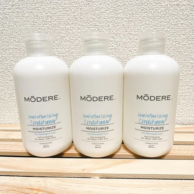モデーア modere モイスチャライジングコンディショナー 3本セット コスメ/美容のヘアケア/スタイリング(コンディショナー/リンス)の商品写真