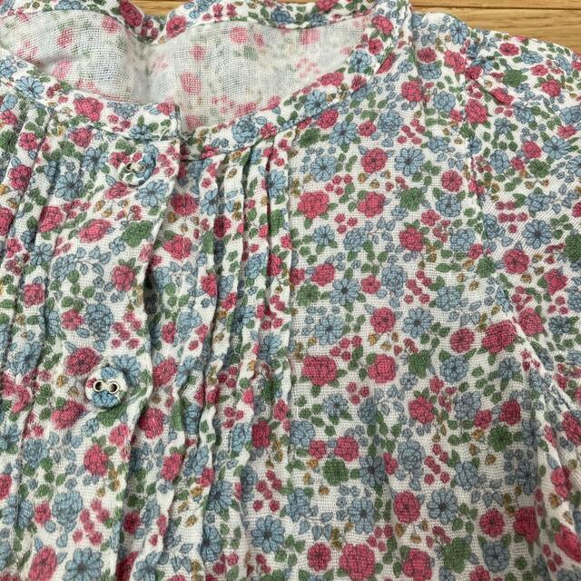 千趣会　ベルメゾン　花柄ワンピース キッズ/ベビー/マタニティのキッズ服女の子用(90cm~)(ワンピース)の商品写真