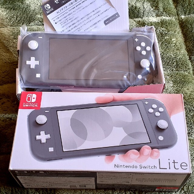 Nintendo Switch Liteグレー、新品！
