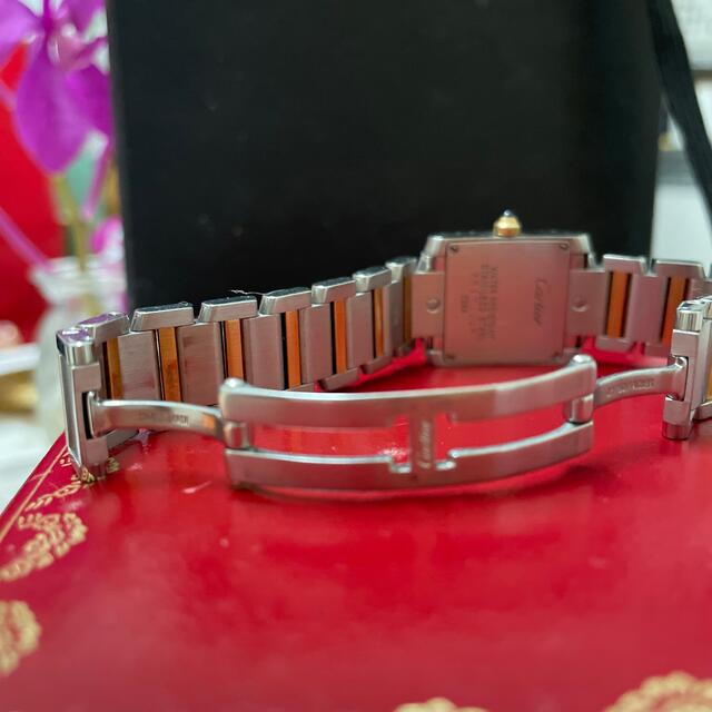 Cartier(カルティエ)のカルティエ　タンクフランセーズ　SM  コンビ　レディースクォーツ レディースのファッション小物(腕時計)の商品写真