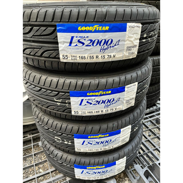 タイヤグッドイヤー ls2000 165/55R15 n-box タント スペーシア