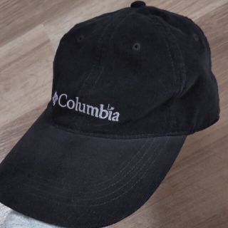 コロンビア(Columbia)のコロンビア　黒コーデュロイ帽子(キャップ)