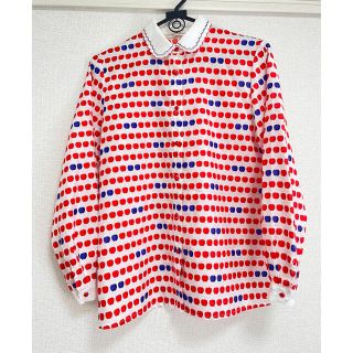 コムデギャルソン(COMME des GARCONS)のvintage りんご柄シャツ(シャツ/ブラウス(長袖/七分))