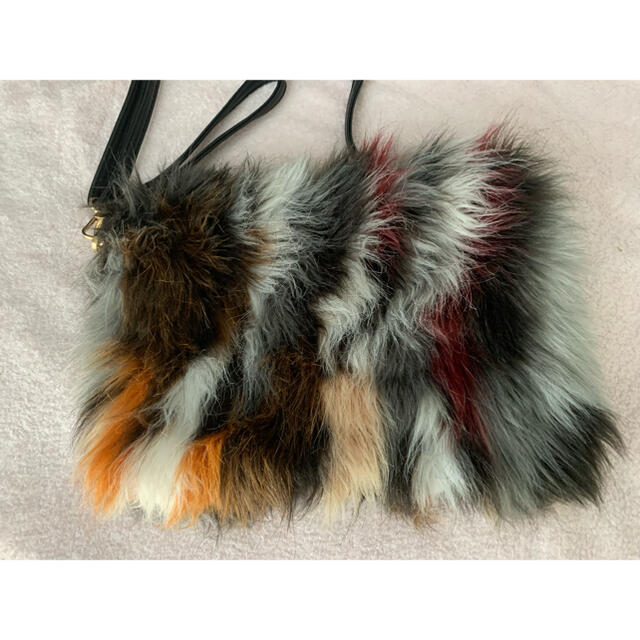 新品 TOD'S バッグ ショルダー ファー