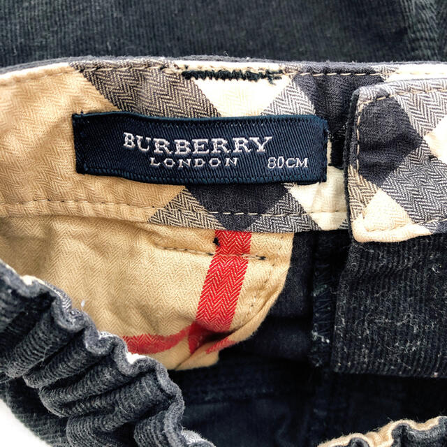 BURBERRY(バーバリー)のバーバリノバチェック　コーデュロイパンツ キッズ/ベビー/マタニティのベビー服(~85cm)(パンツ)の商品写真