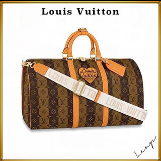 ルイヴィトン(LOUIS VUITTON)の【Louis Vuitton】NIGOコラボキーポル50(ボストンバッグ)