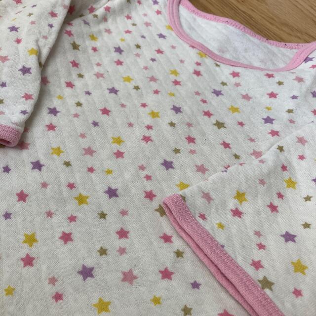 西松屋(ニシマツヤ)の90 ロンパース　肌着 キッズ/ベビー/マタニティのキッズ服女の子用(90cm~)(下着)の商品写真