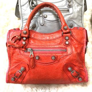 バレンシアガバッグ(BALENCIAGA BAG)のバレンシアガ バッグ シティ エディターズ オレンジ(ハンドバッグ)