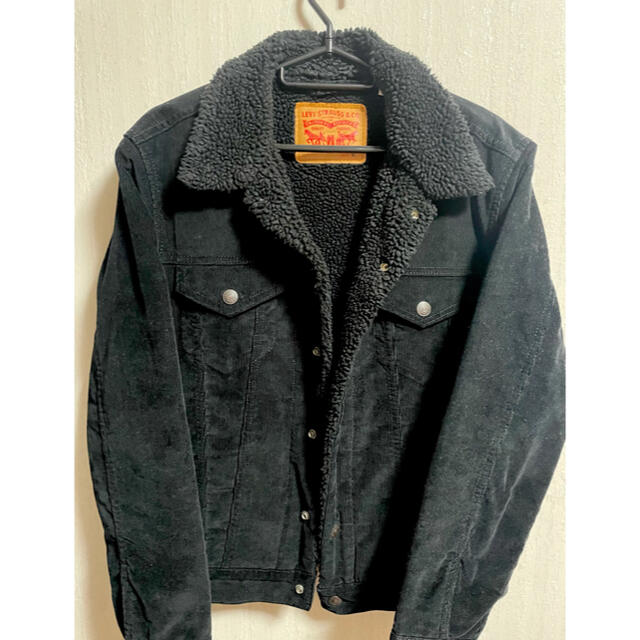 Levi's(リーバイス)のLevi’s ボアトラッカージャケット/黒/リーバイス/コーデュロイ/ブラック メンズのジャケット/アウター(Gジャン/デニムジャケット)の商品写真