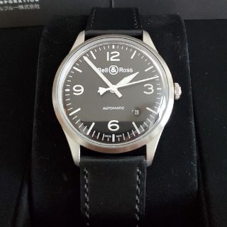 ベルアンドロス(Bell & Ross)のBell&ross BRV1-92 BLACK STEEL 国内正規品(腕時計(アナログ))