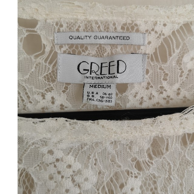 グリードgreed トップス長袖 レース 新品