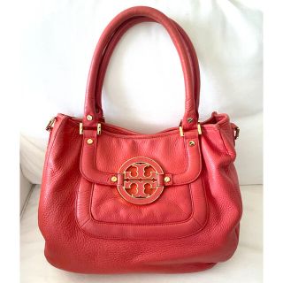 トリーバーチ(Tory Burch)のトリーバーチ バック ハンドバッグ アマンダ レッド トートバック  ショルダー(トートバッグ)