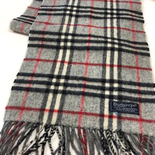 バーバリー(BURBERRY)のバーバリーズ　マフラー　グレー(マフラー/ショール)